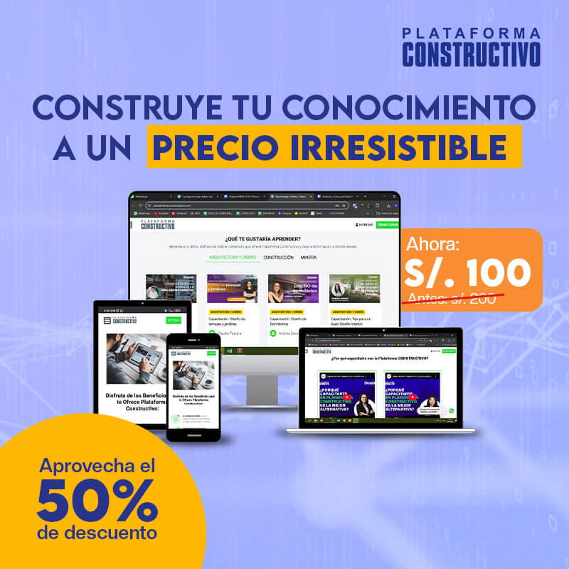 Promoción Plataforma CONSTRUCTIVO
