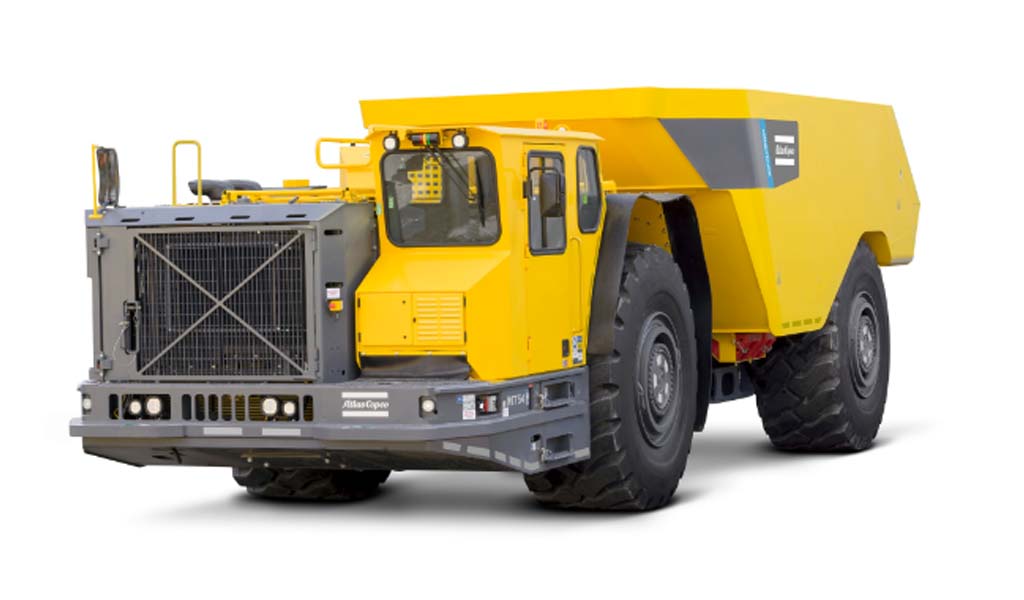 Atlas Copco lanza el camión de minas MT54