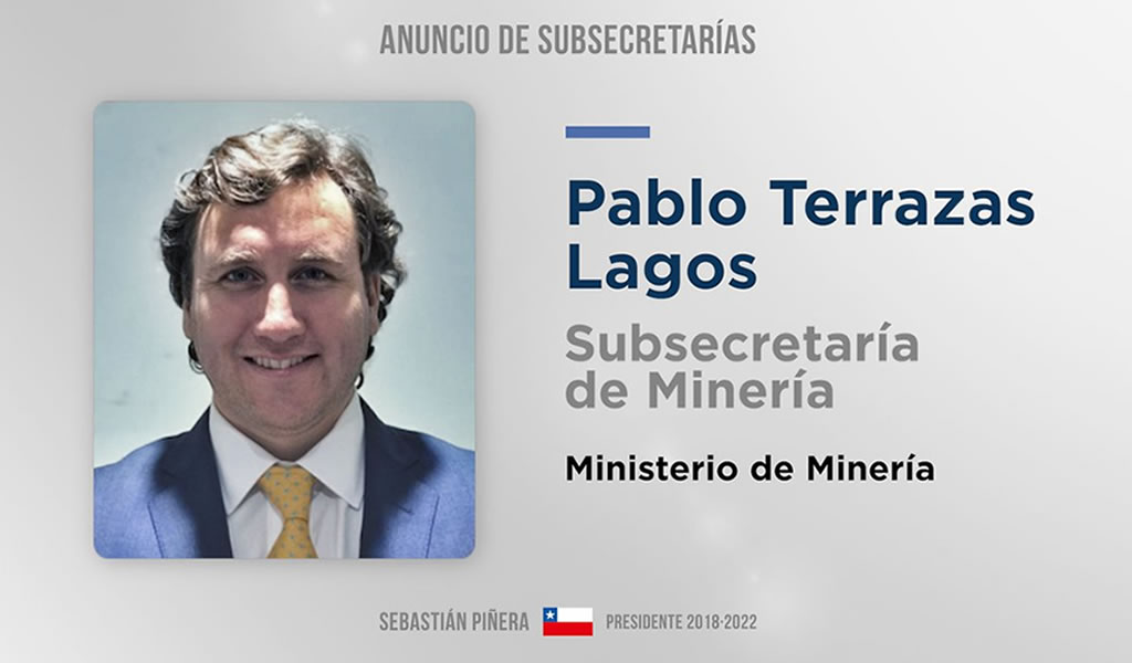 Chile: Pablo Terrazas designado futuro subsecretario de Minería