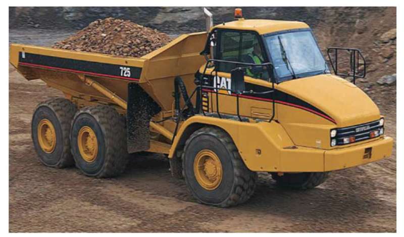 CATERPILLAR - 725 Camión Articulado Caterpillar