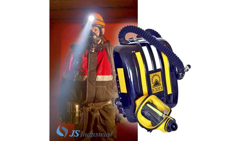 JS INDUSTRIAL - Equipo autocontenido de respiración autónoma de circuito cerrado para rescate subterráneo: P-30 EX