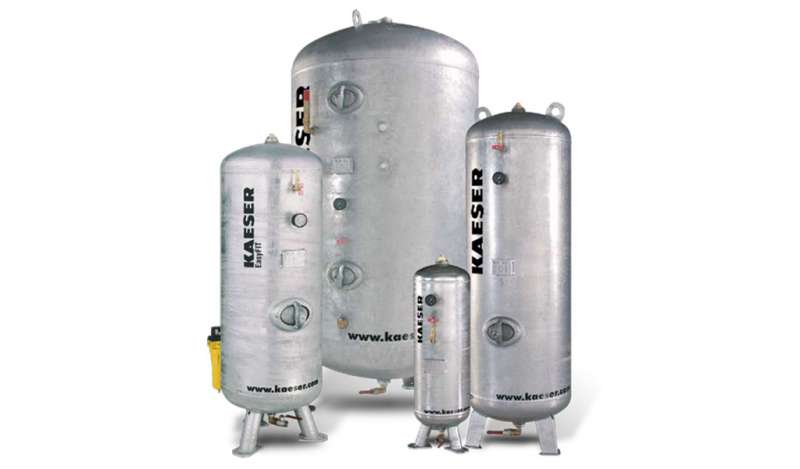 KAESER - Tanques de almacenamiento de aire comprimido