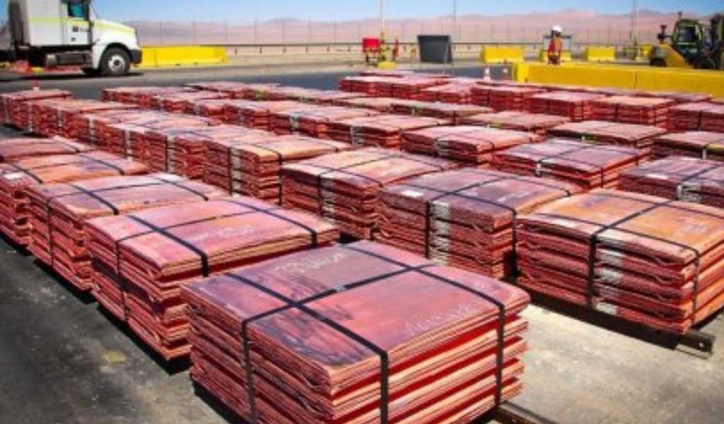 Perú aumenta sus envío de cobre en 8,2% en octubre