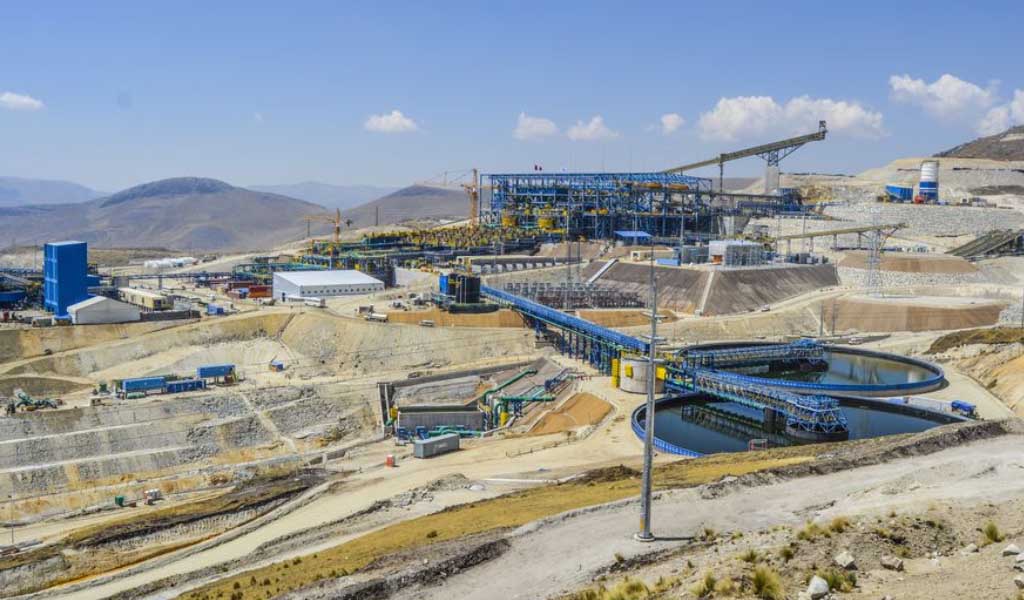 Producción de cobre de MMG desciende 20% en el primer trimestre por Las Bambas