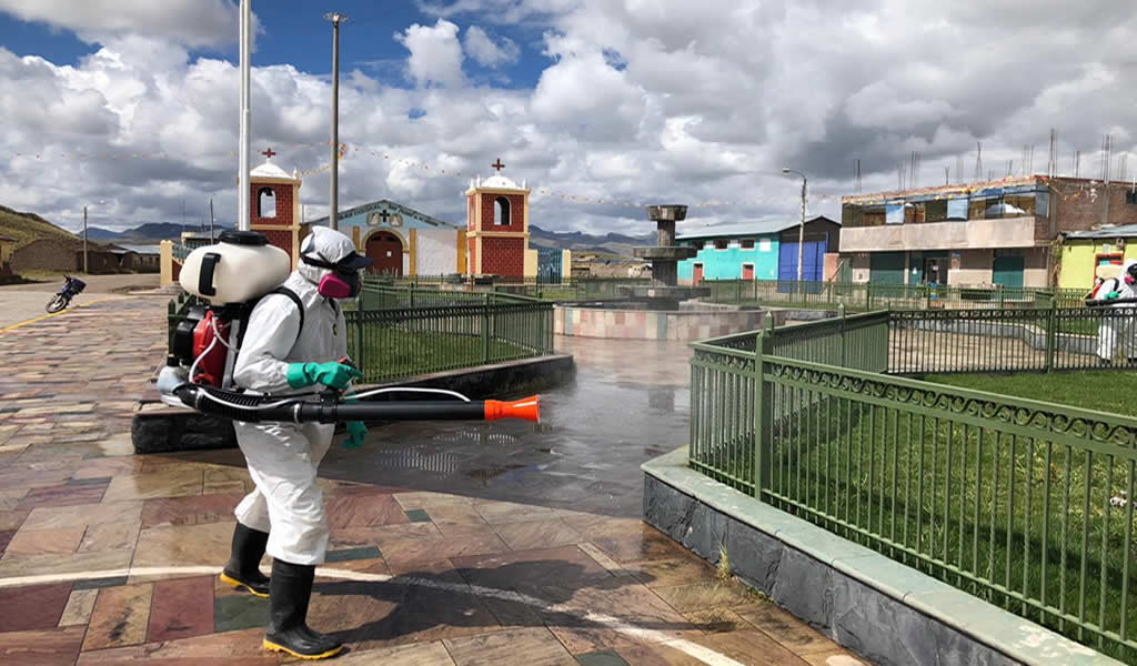 Cusco: Antapaccay desinfectó 83 establecimientos públicos de la provincia de Espinar