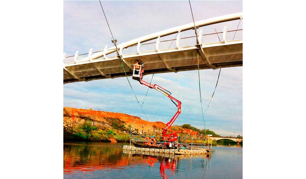 KAIVAL - Plataformas Flotantes Modulares para obras bajo puentes