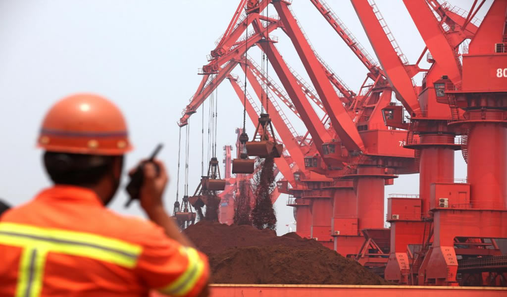 El precio del hierro alcanzó su máximo en el año por aumento en las importaciones chinas