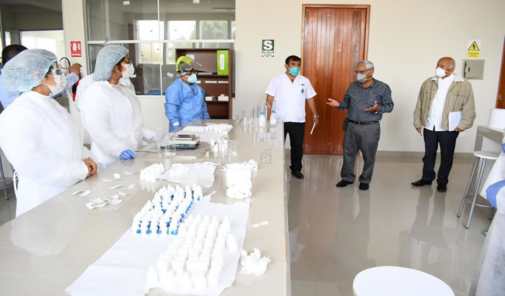 Arequipa: Cerro Verde entrego insumos para producción de medicamentos en la región