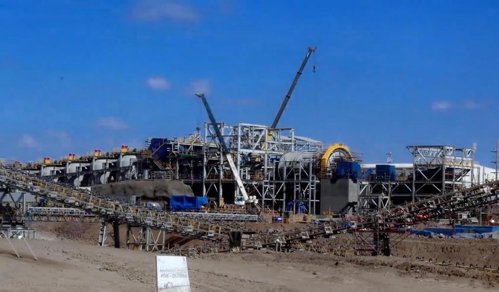 Avanza instalación de planta de sulfuros y manejo de materiales de Mina Justa