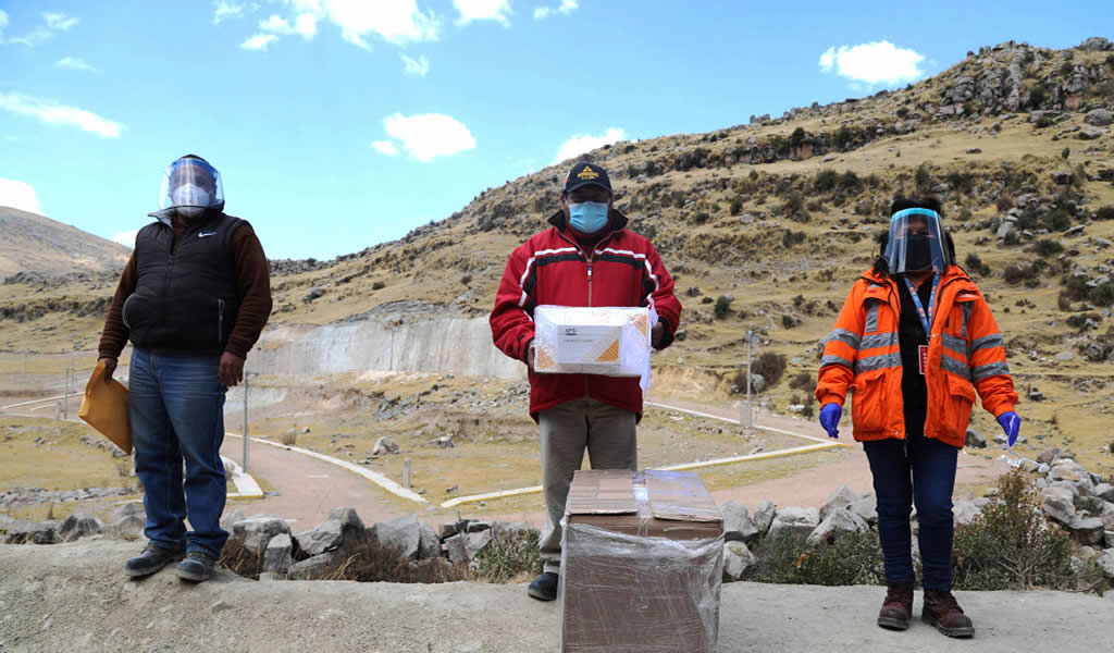 Covid-19: donaciones e iniciativas de Las Bambas han beneficiado a más de 120,000 personas en Apurímac y Cusco