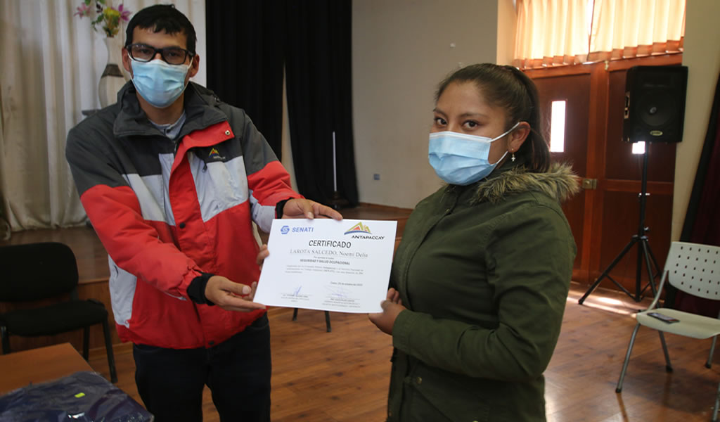 Antapaccay y Senati capacitan a 30 jóvenes de Espinar en seguridad industrial