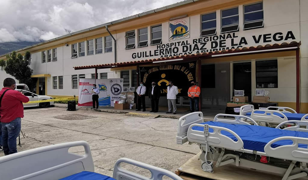 Apurimac: Las Bambas realiza donación de equipos médicos para hospital regional Guillermo Díaz