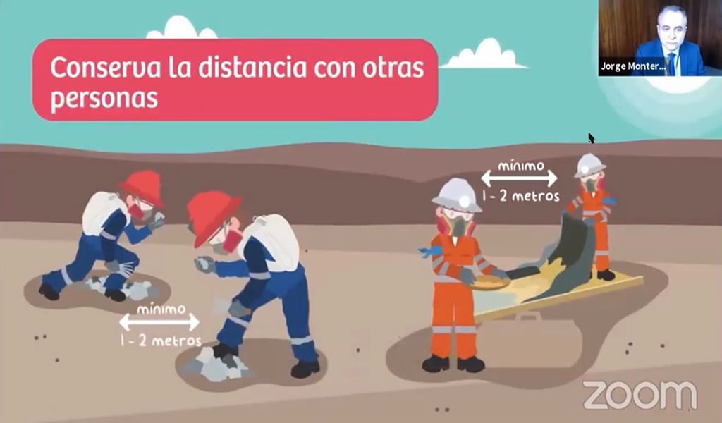 Impulsan el cumplimiento de medidas de prevención  contra la COVID-19 en la pequeña minería y la minería artesanal