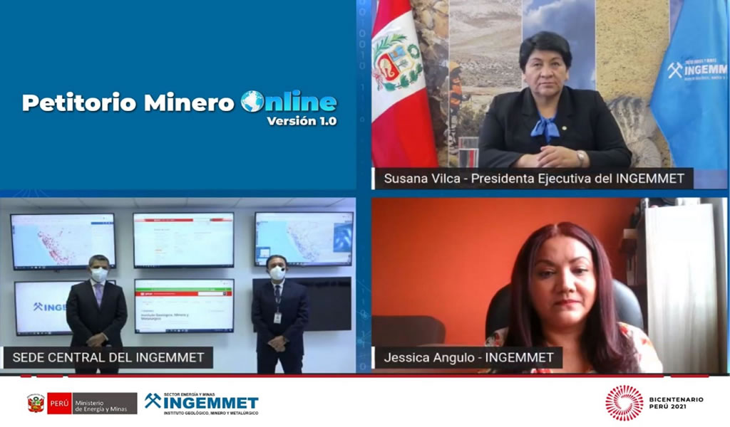 Perú es el primer país del mundo en recibir petitorios mineros vía online