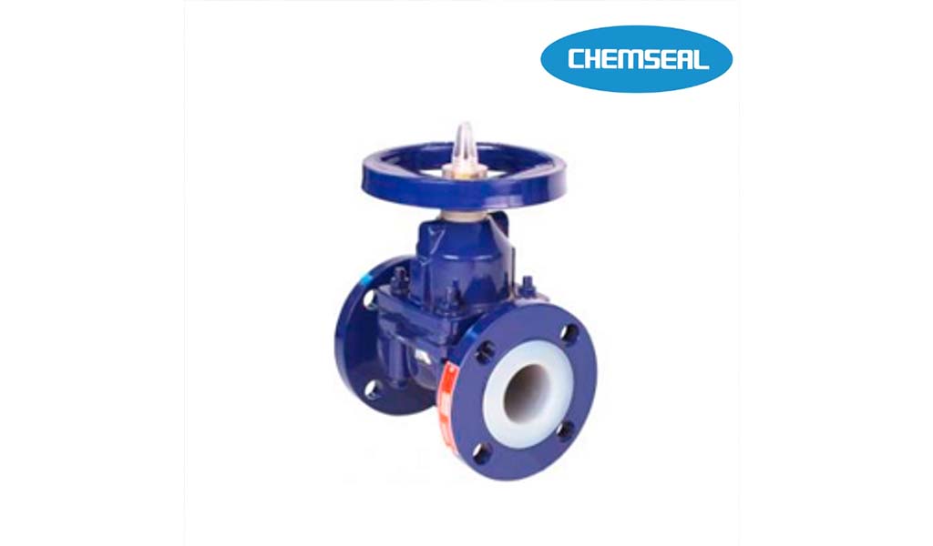 ABSISA - Válvulas de Diafragma Teflonadas Marca Chemseal