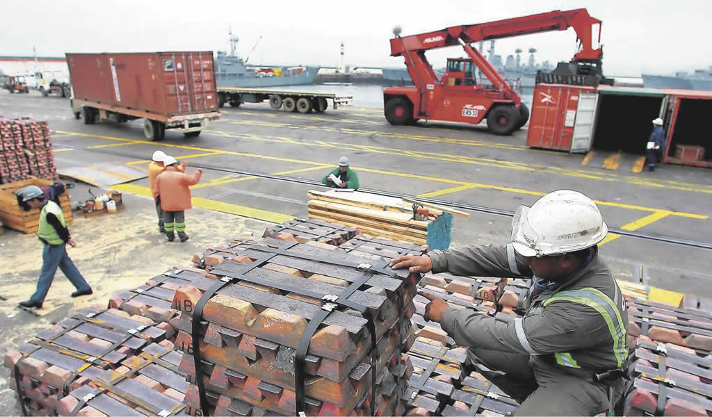 SNMPE: exportaciones mineras de Perú crecieron 68.8% entre enero a mayo de 2021