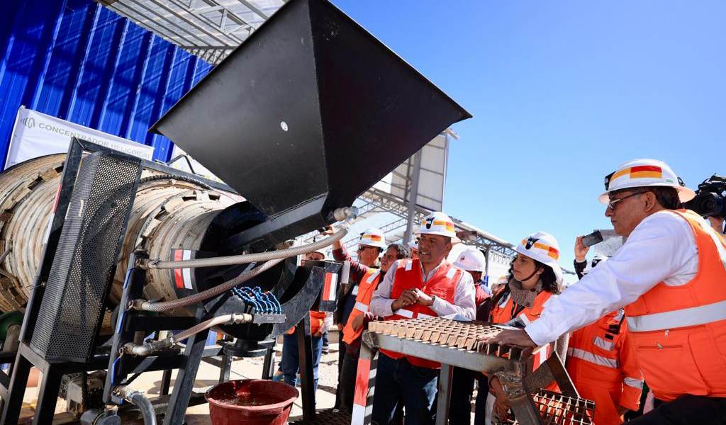MINEM instala planta de tecnologías limpias para la recuperación del oro en Apurímac