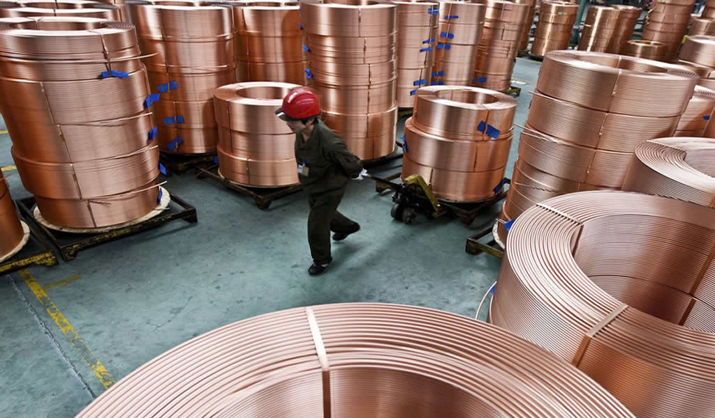 Producción de cobre en cuatro departamentos aporta el 51.1% del total nacional