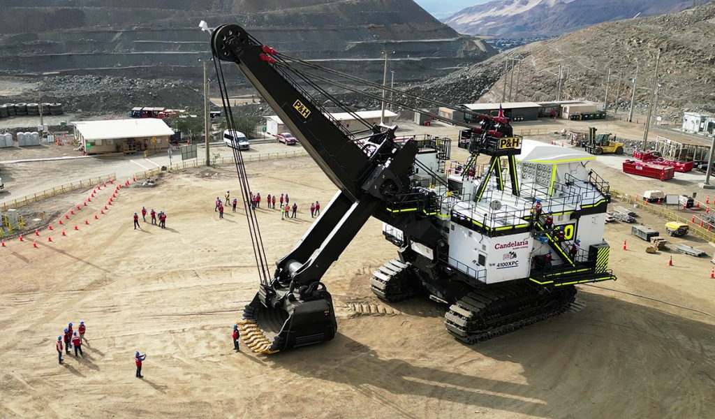 Minera Candelaria incorpora nueva pala eléctrica para sus operaciones