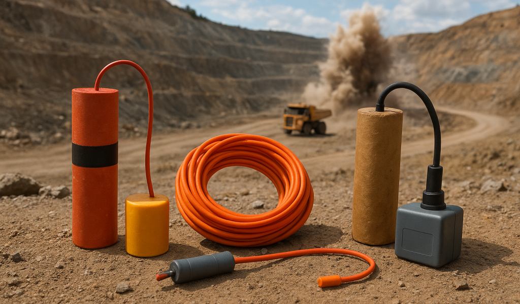 Explosivos y accesorios de voladura: innovación, tecnología y seguridad en minería