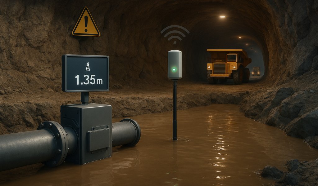 Sistemas de alerta temprana para inundaciones en minas: sensores, software y métodos de detección avanzada