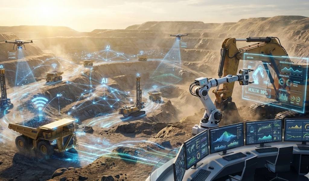 Inteligencia Artificial en minería: automatización predictiva y mantenimiento inteligente impulsan la eficiencia operacional
