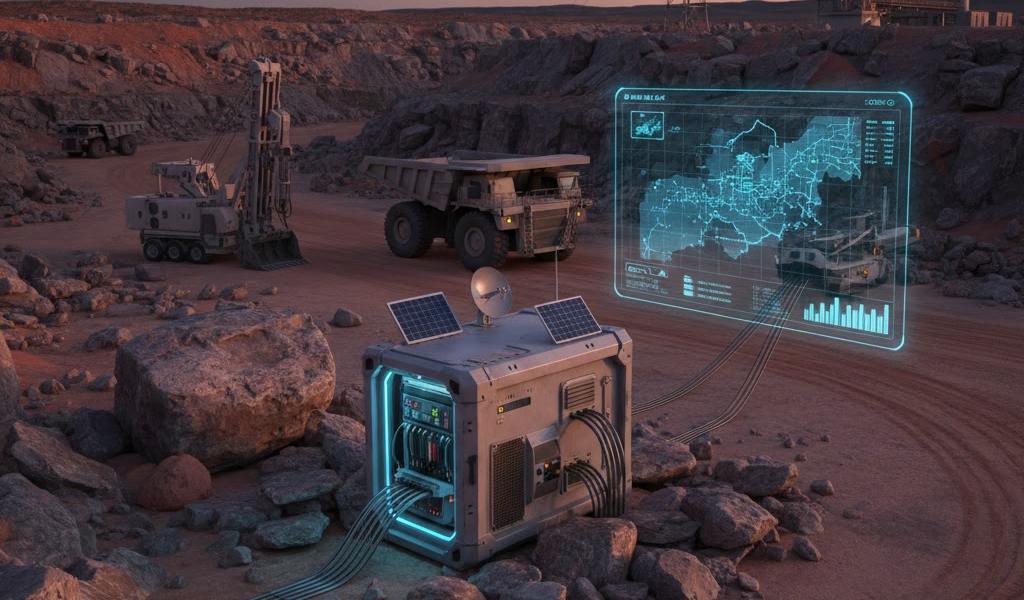 Edge computing en minas remotas: clave para operar con conectividad limitada