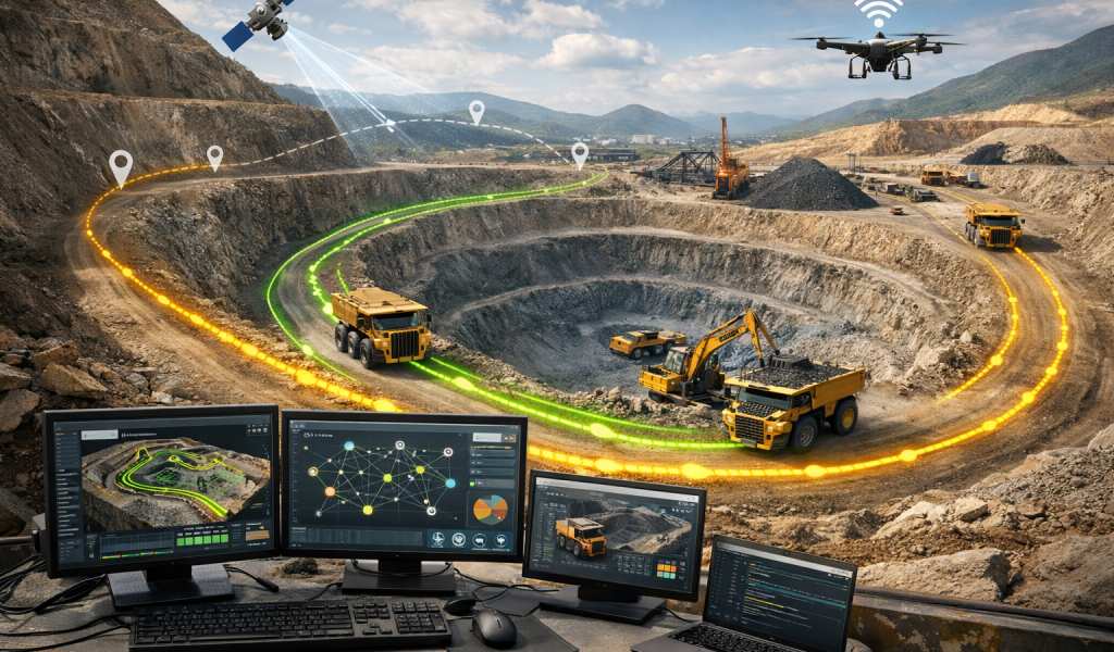 Diseño de rutas óptimas en minería con algoritmos avanzados para reducir costos operativos