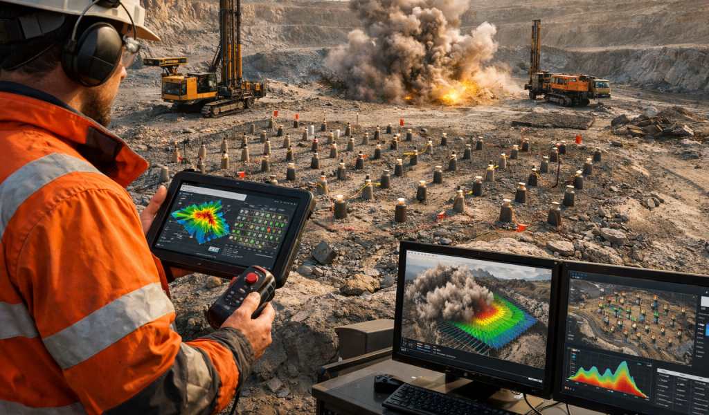 Optimización del diseño de mallas de perforación en minería moderna: eficiencia y control del proceso de voladura