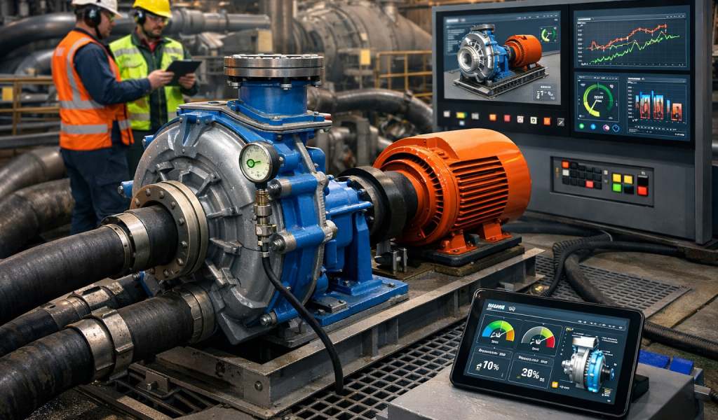 Optimización del rendimiento en bombas de pulpa en plantas concentradoras: eficiencia y control operativo
