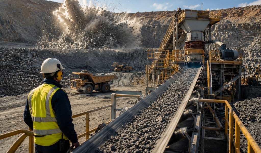 Optimización de la granulometría en minería: impacto de la voladura en el rendimiento de planta