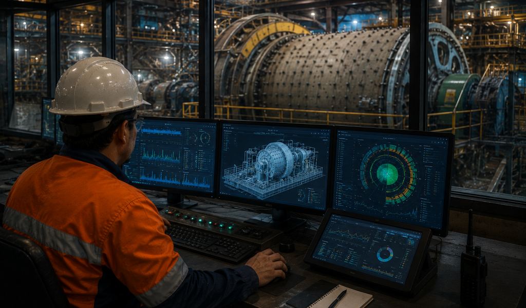 Operación eficiente de molinos SAG: parámetros clave para optimizar productividad minera