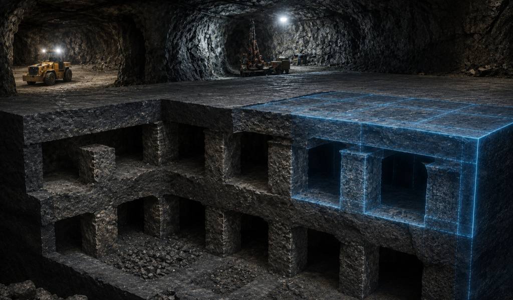 Diseño de cámaras y pilares en minería subterránea: criterios de explotación y estabilidad