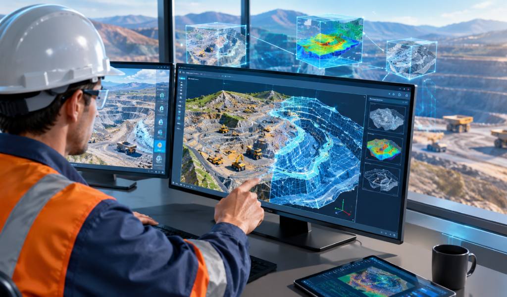 OpenUSD en minería: integración de entornos digitales 3D