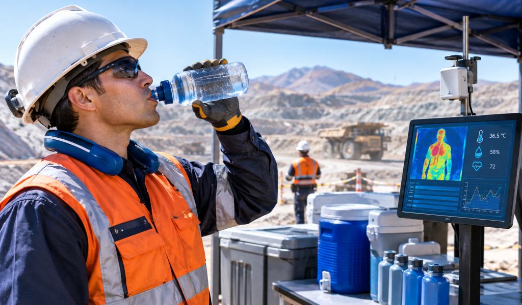 Gestión térmica en minería: control del estrés por calor