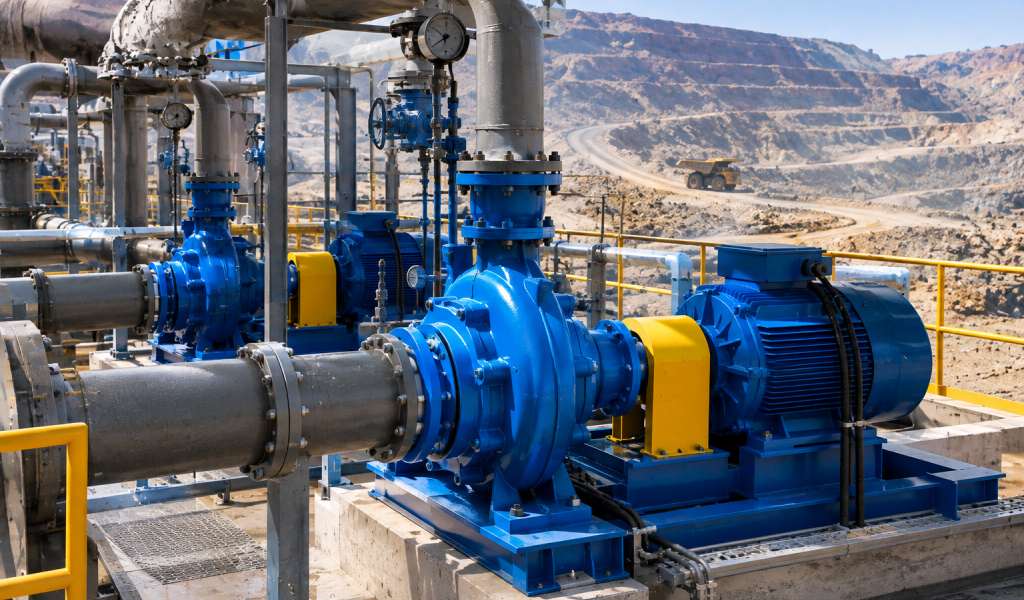Sistemas de bombeo en minería: selección y eficiencia